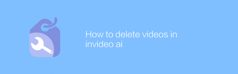 How to delete videos in invideo ai