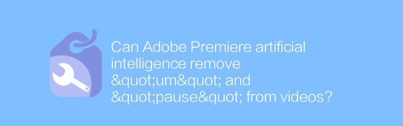 Can Adobe Premiere artificial intelligence remove "um" and "pause" from videos?