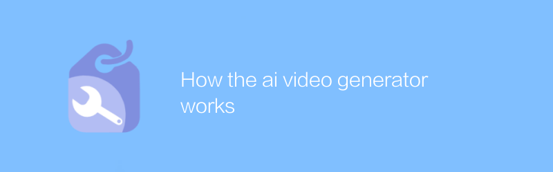 How the ai video generator works