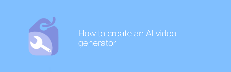 How to create an AI video generator