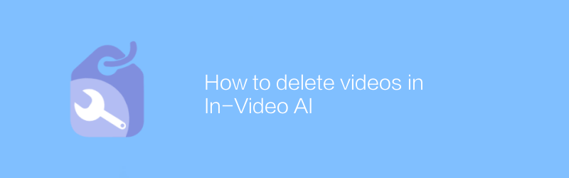 How to delete videos in In-Video AI