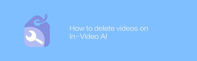 How to delete videos on In-Video AI