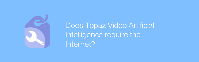 Does Topaz Video Artificial Intelligence require the Internet?