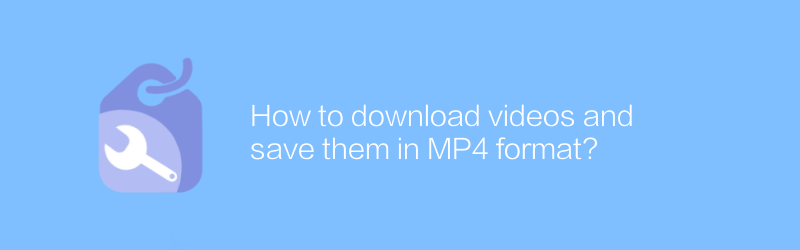 動画をダウンロードして MP4 形式で保存するにはどうすればよいですか?