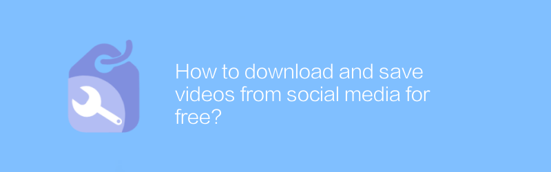 How to download and save videos from social media for free?