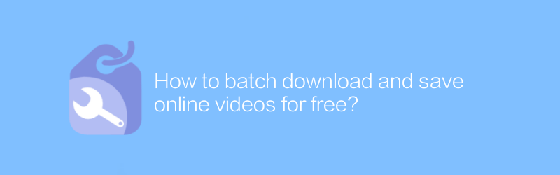 How to batch download and save online videos for free?