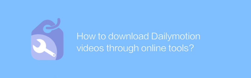 How to download Dailymotion videos through online tools?