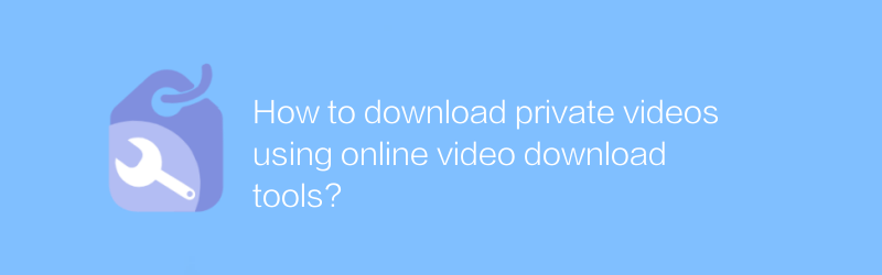 How to download private videos using online video download tools?