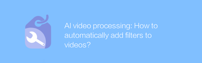 Pemrosesan video AI: Bagaimana cara menambahkan filter ke video secara otomatis?